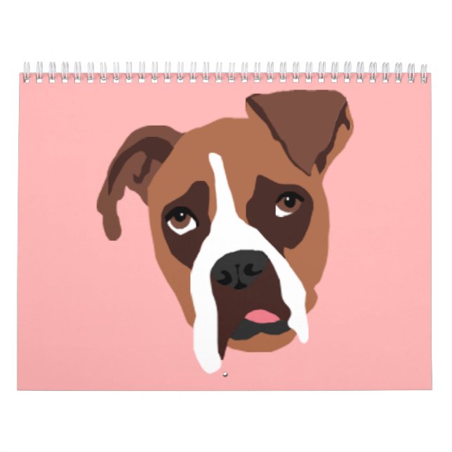 Boxer-Hundemedium-Kalender Kalender (Titelbild)