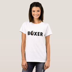 Boxer-Hundeshirt - der Boxer-Hundeshirt der Frauen T-Shirt