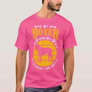Boxer Hundeshirt Frauen Dog Mama Geschenk für Hund T-Shirt