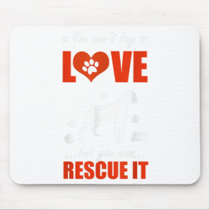 Boxer-Hundeshirt - Sie können keine Liebe kaufen, Mousepad