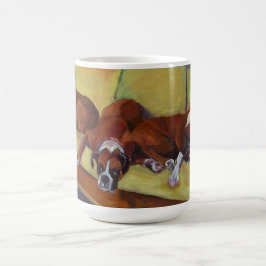 Boxer-Hundesiesta-Gewohnheits-Tasse Tasse