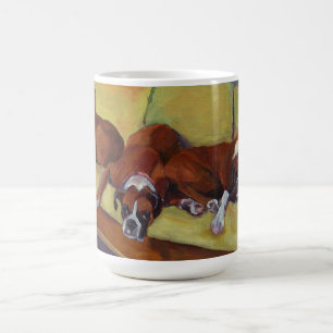 Boxer-Hundesiesta-Gewohnheits-Tasse Tasse