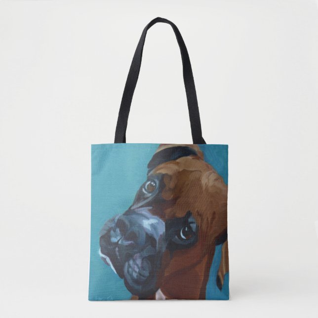 Boxer-HundeTaschen-Tasche (Vorderseite)