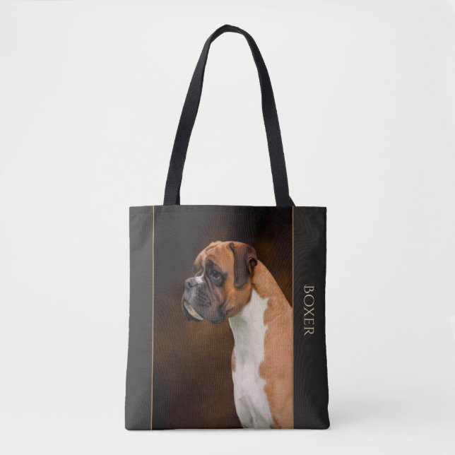 Boxer-HundeTaschen-Tasche (Vorderseite)