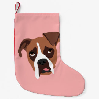 Boxer-HundeweihnachtsStrumpf Kleiner Weihnachtsstrumpf