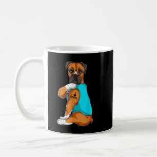 Boxer I Liebe Mama Tattoo Apparel Dog Mama Gift Mo Kaffeetasse