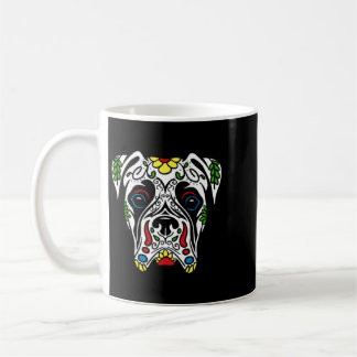 Boxer In Weiß - Regierungsbehörde Zucker-Schädel Kaffeetasse