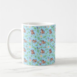 Boxer Kaffeetasse Frühlingsflorales Geschenk für H