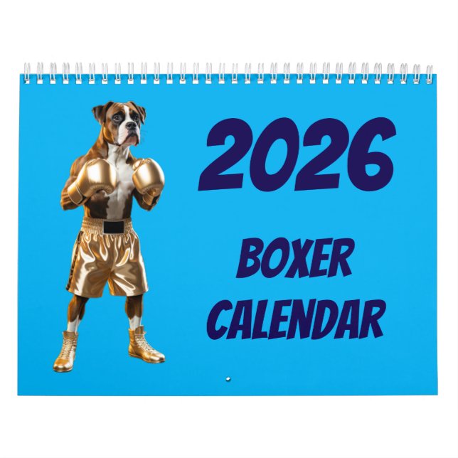 Boxer-Kalender Kalender (Titelbild)