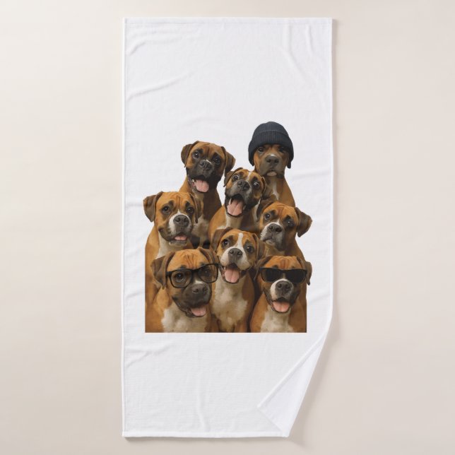 Boxer Kopie Badehandtuch (Badehandtuch)