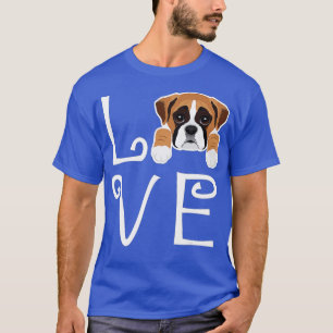 Boxer Liebe Downer Boxer Puppy  T-Shirt