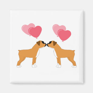 Boxer-Liebe-Magnet Magnet
