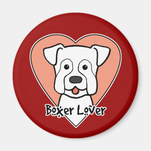 Boxer-Liebhaber Magnet