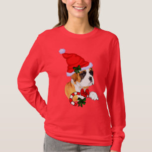 Boxer liebt Christmas Merry T-Shirt