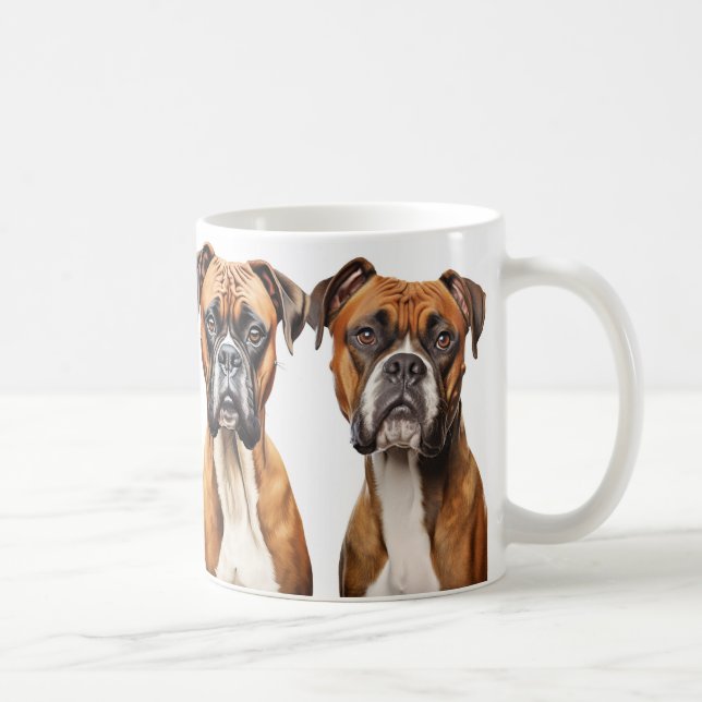Boxer liebt die Tasse (Rechts)