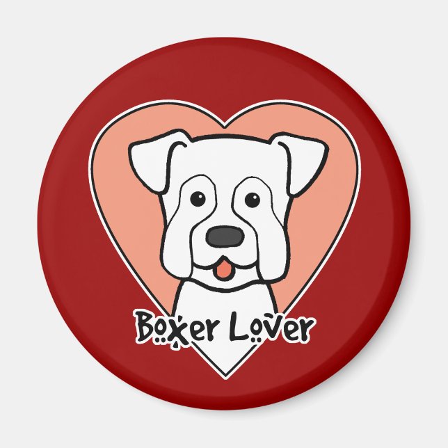 Boxer Lover Magnet (Vorne)