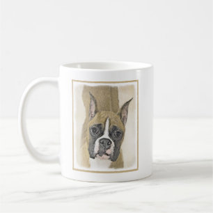 Boxer-Malerei - Niedliche Original Hunde-Kunst Tasse