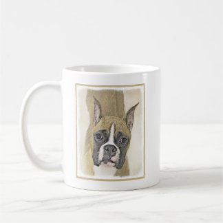 Boxer-Malerei - Niedliche Original Hunde-Kunst Tasse