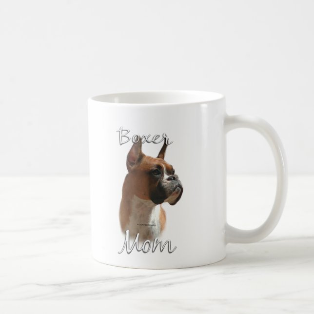 Boxer Mama 2 Kaffeetasse (Rechts)