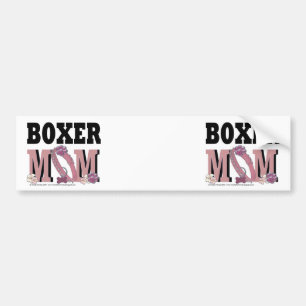 Boxer MAMA Autoaufkleber