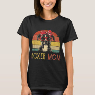 Boxer Mama Boxer Dog Mama Lover Geschenk Vintages  T-Shirt