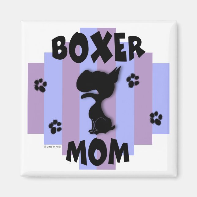 Boxer Mama Magnet (Vorne)