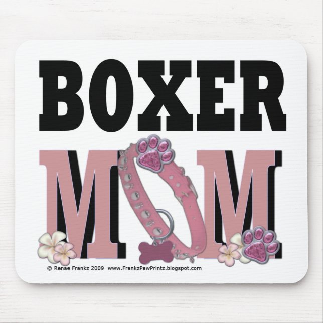 Boxer MAMA Mousepad (Vorne)