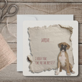 Boxer Mama Special Card Karte