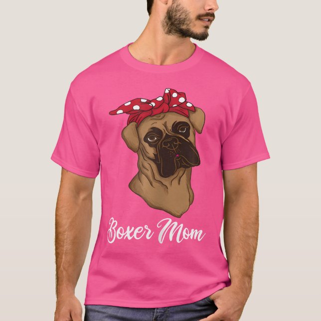 Boxer Mama T-Shirt (Vorderseite)