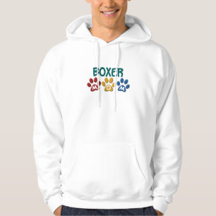 BOXER-MAMA Tatzen-Druck 1 Hoodie