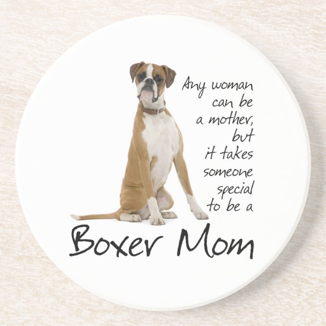 Boxer Mama Untersetzer (Vorne)