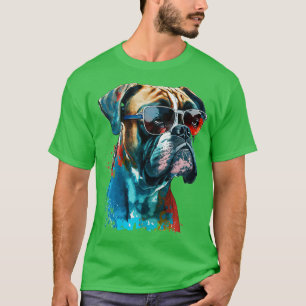 Boxer mit Sonnenbrille 1 T-Shirt