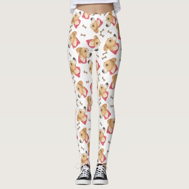 Boxer Mix Leggings (Vorderseite)