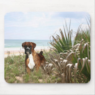 Boxer Mousepad im Strandhafer