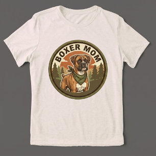 Boxer-Mutter Tri-Blend-T-Shirt Boxer-Hund-Mutter Tri-Blend Shirt