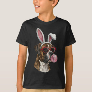 Boxer Osterhase Hundeliebhaber T-Shirt