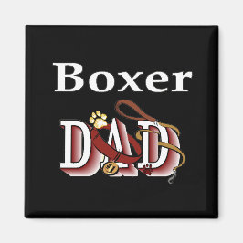Boxer Papa Magnet