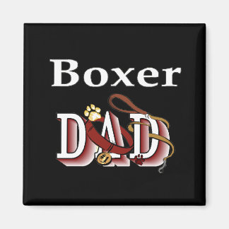 Boxer Papa Magnet