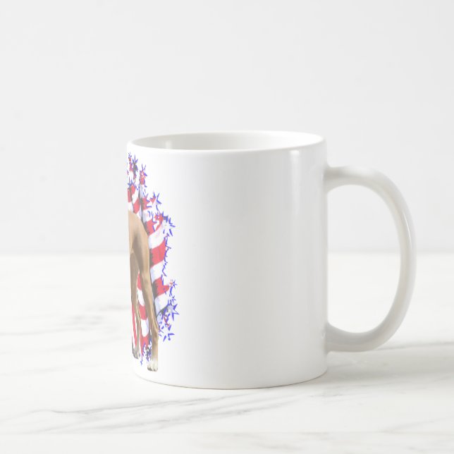 Boxer Patriot Kaffeetasse (Rechts)
