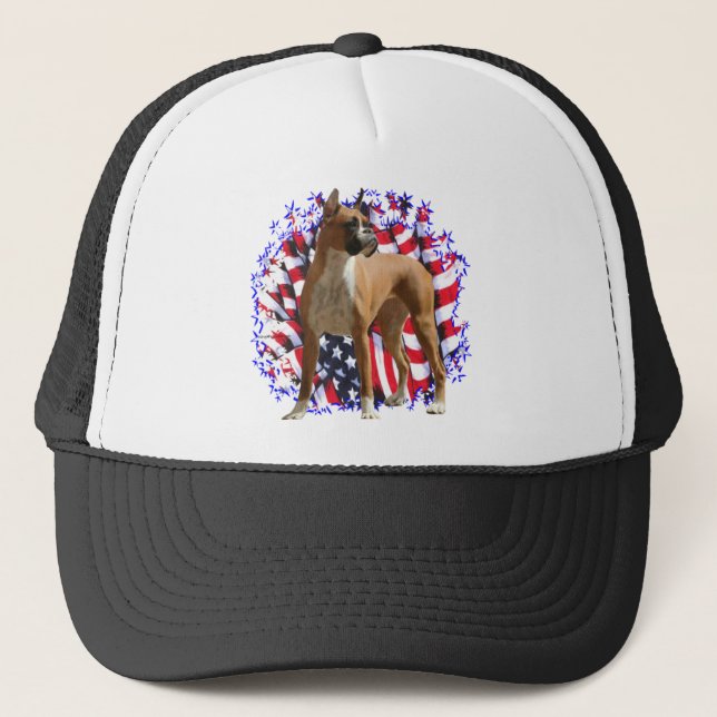 Boxer Patriot Truckerkappe (Vorderseite)