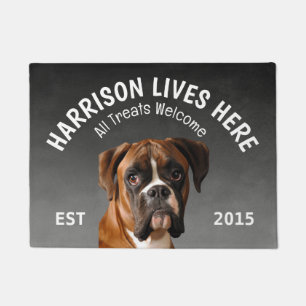 Boxer Personalisiert Hund Lover Doormat Fußmatte