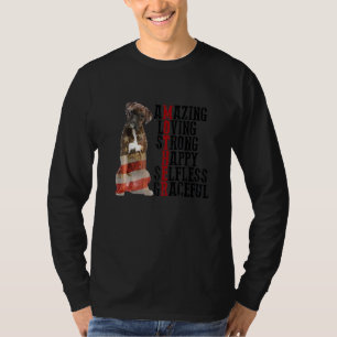 Boxer Phantastisch Love Starkes Glück Selfless Gra T-Shirt