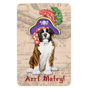 Boxer Pirate Magnet