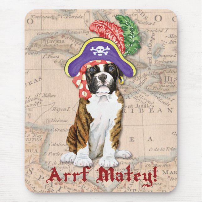 Boxer Pirate Mousepad (Vorne)