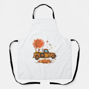Boxer Pumpkins Lkw Herbstleaf Fall Erntedank Schürze