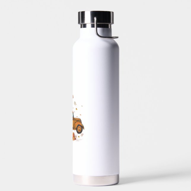 Boxer Pumpkins Lkw Herbstleaf Fall Erntedank Trinkflasche (Links)
