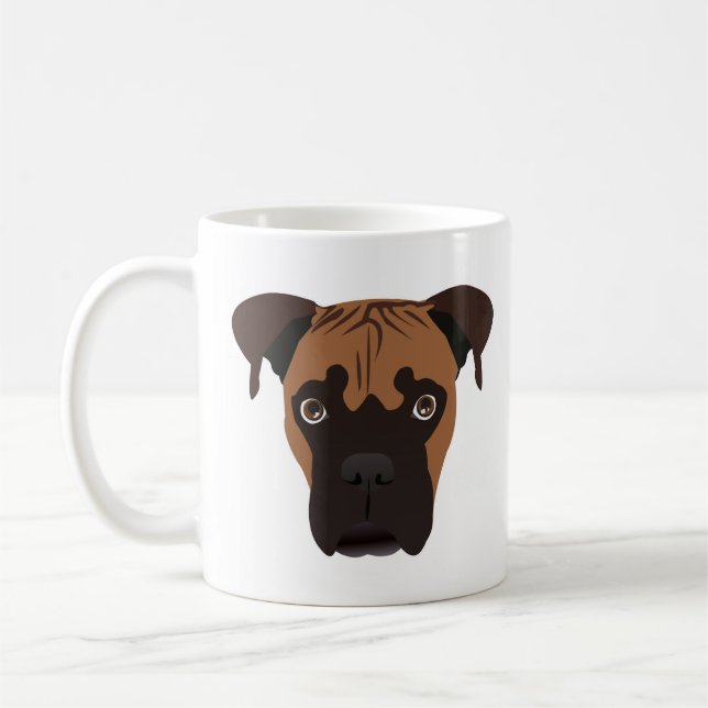 Boxer Puppy Kaffeetasse (Links)
