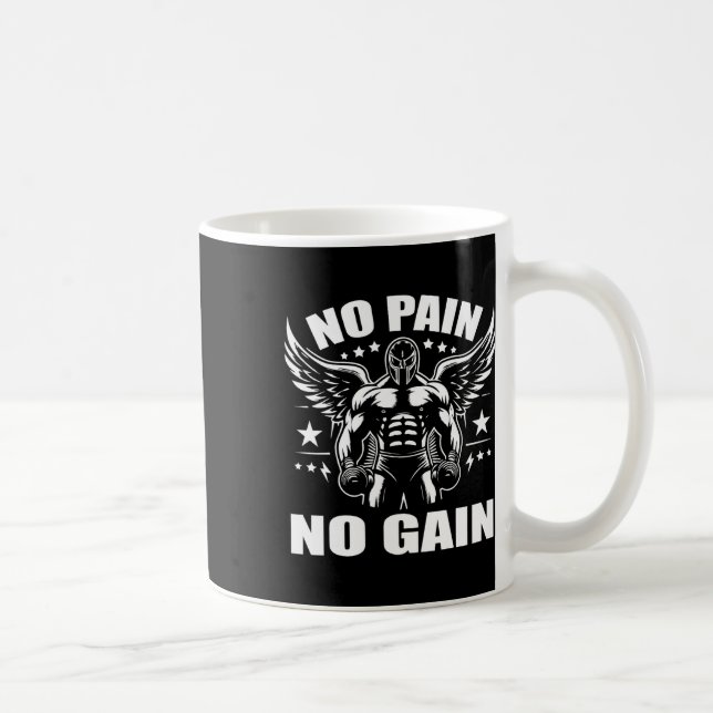 Boxer Quotes Kein Schmerz kein Schmerz Zeichen kei Kaffeetasse (Rechts)