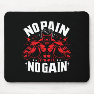 Boxer Quotes Kein Schmerz kein Schmerz Zeichen kei Mousepad