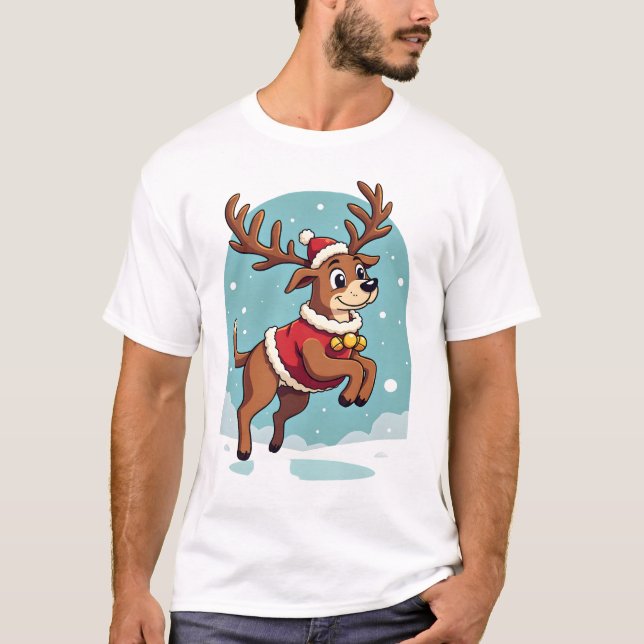 Boxer-Rentier-Dash T-Shirt (Vorderseite)
